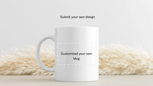 15 oz white ceramic mug ( Customize your own)